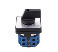 1PC Electric 2/3/4 Position 8 Terminals Rotary Cam Changeover Switch 500V 20A LW28-20-LW26(2P 8T 01)