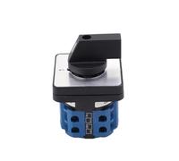 1PC Electric 2/3/4 Position 8 Terminals Rotary Cam Changeover Switch 500V 20A LW28-20-LW26(2P 8T English)