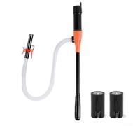 1PC Electric Fuel Pump, Electric Fuel Transfer Pump, Portable Power Battery Pump, No-Spill Hand Fuel Transfer Pump Gas Pump(Orange A)