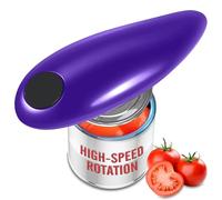 1PC Electric Tin Opener, Automatic Can Opener One Touch, Hand Free Tin Openers Safe and Smooth Cutting No Sharp Edges and Without Hurting Hands for Arthritis, Restaurant, Seniors, Kitchen Gadget