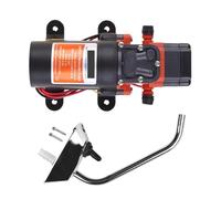 1pc Electric Water Pump Self-Priming Galley 360 Degree Rotation Automatic Faucet Tap 12V Stainless Steel(Style A)