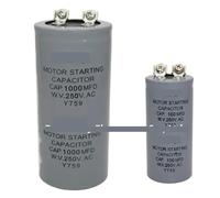 1pc electronic starter starting capacitor screw with terminal MFD 250V400UF 97X45MM Capacitance Meters