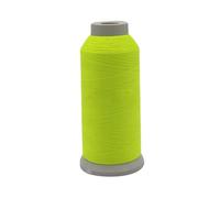 1pc Embroidery Yarn Thread Glow In The Dark Recyclable DIY Polyester Luminous Cross Stitch Knitting Sewing(Fluorescent Yellow)