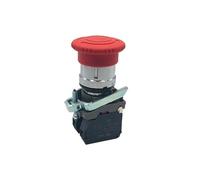 1pc Emergency Stop Mushroom Push Button Switch Fits Xb4-bs542 Spring 1n/c IDGTTLDF