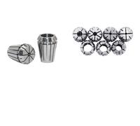 1pc ER11 ER16 ER20 ER25 Collet Chuck Set 1-16mm Spring Collet for CNC Machining Center Engraving Machine Lathe Mill Tool ER Collect(ER16 10pcs (1-10mm))