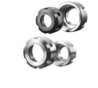 1pc ER11 ER16 ER20 ER25 ER32 ER40 ER50 Precision Balanced Collet Nuts A/M/UM ER Tool Holder Nuts ER Spring Clamping Collect Nut(White,ER11-A (M14-0.75))