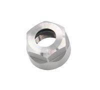 1pc ER20-A Collet Clamping Nut - High Precision Metal Chuck Nut for CNC Milling - Black/Silver Options Available(Silver,Balanced)