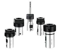 1pc ER8 ER11 ER16 ER20 ER25 Collet Chuck Spindle Motor Shaft Extension Rod DIY Spindle Adapter Chuck Lathe Tool Bar Set 4 5 6 8 10mm(0.008,C27-ER20A-19mm)