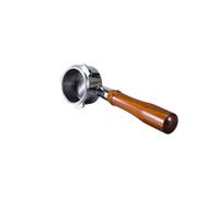 1Pc Espresso Bottomless Portafilte/Bottomless/304 Stainless Steel/54mm/Rosewood Portion/Detachable/Suitable,Compatible for Breville, 8 Model(54mm-3E-JD)