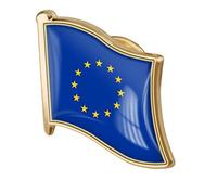 1pc European Union Flag Pin Badge Metal Enamel Lapel Pin Brooch European Union of Flag Badges Novelty Accessory