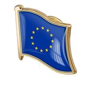 1pc European Union Flag Pin Badge Metal Lapel Pin Brooch European Union of Flag Badges Novelty Accessory
