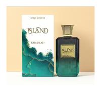 (1pc) Exotic Island Fragrance Spray 100ml Unisex - KhadlajIsland Extrait De Parfum 3.4 Oz