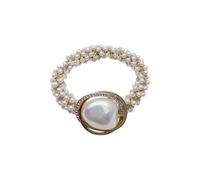 1Pc Exquisite Lady Pearl Hair Ties Elegant Women Rubber Band Fashion Elastic Ponytail Holders Hairband Jewelry Hair Clip Nice processing