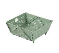 1Pc Extendable Collapsible Colander Lightweight Useful Sink Drainage Basket Convenient Lightweight Plastic Strainer Basket for Fruits,Vegetables and Pasta