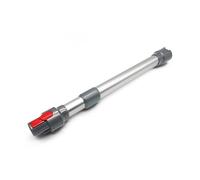 1pc Extension Pipe Fitting Stainless Steel Telescopic Straight for V7 V8 V10 V11Vacuum Cleaner(Light Grey)