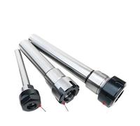 1pc Extension Rod C8 C10 C12 C16 C20 C25 C32 C40 ER8 ER11 ER16 ER20 ER25 ER32 ER Collet Chuck CNC Milling Lengthen Turning Tool(C10-ER8-100L)