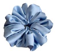 1Pc Extra Large Faux Silk Fluffy Hair Bands High Elasticity Soft Ponytail Holders Tie Luxury Casual Comfortable Accessories(Color 3)
