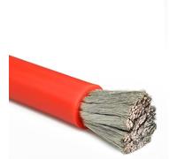 1pc Extra Soft Silicone Cable 8 7 9 6 AWG Tinned Copper Core Lithium Battery Model Aircraft 4 3 AWG High Temperature Resistant Wire(2 Meters,12 AWG)