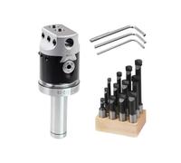1PC F1 2/3/4 Inch 50/75/100mm F1 Type Boring Head 12/18/25mm Lathe Boring Bar Milling Holder for Milling Machine Tools Wrenche(C20-(F1-50))