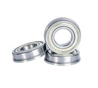 1pc F6907-ZZ Thin-Walled Flange Deep Groove Ball Bearing, P5 Grade High Precision, Inner Diameter 35mm, Outer Diameter 55mm, Height 10mm, 35x55x10mm