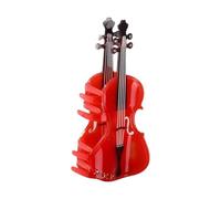 1PC Fashion Wood Texture Hairpin With Unique Musical Design Multipurpose Hair Clip For Parties Concerts Daily Styling Artistic Violin Hairpin