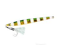 1pc Fast Sinking Metal Jig 60g 80g 100g 120g Long Casting Fall Jigs Saltwater Deepsea Fishing Lure(A,60G-14.4CM)