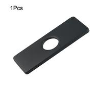 1PC Faucet Plate Hole Tap Cover Deck Plate Stainless Steel Bathroom Kitchen Sink for Most Single Hole Faucet