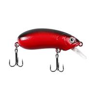 1pc Fishing Lure 6cm/9.8g Swimbait Crankbait Fishing Wobble Hard Baits For Bass Trout Freshwater And Saltwater(D,6cm 9.5g)