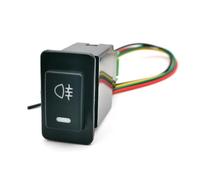 1PC Fit For for Paladin Car for DRLFog Power on off Radar Garage Switch Button With Wire Auto parts(Rear Fog Light)