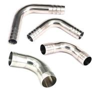 1pc Fit Tube I.D 12.7/16/19/22/25/32/38/45/51/57/63/76/89mm Hose Barbed 304 Stainless Steel 90 Degree Elbow Pipe Fitting(16mm)