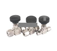 1PC Fit Tube O/D 16mm 304 Stainless Shut Off Valve Flow Control Needle Valve Compression Fitting YZWRWRMKTB