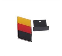 1Pc Flag Front Grille Sticker Emblem Badge Compatible With Vw Golf Polo