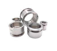 1pc Flange Joint Adapter KF16 KF25 KF40 304 Stainless Steel BSPT External Thread 1/8 "1/4”1/2“3/4”3/8“1”11/4" 11/2" 2"(KF16-BSP 1I4inch)