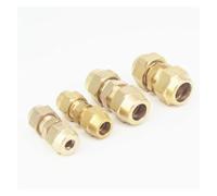 1PC Flare Fit Tube O/D 8mm (Nut M12x1.25) Brass Connector Fitting with Nuts Refrigeration Air Conditioner