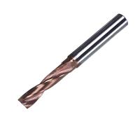 1pc Flat Drill 180° CNC Inclined Curved Surface Bottom Hole Making Counterboring Tool Tungsten Carbide Steel External Cooling(5.7x24xD6x65)