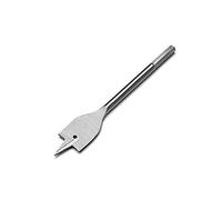 1pc Flat Drill Long High-carbon Steel Wood Flat Drills 6-45mm Woodworking Spade Drill Bits Titanium Coated Spade Hand Drill Bits (Size : 45mm)