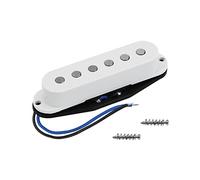 1PC Flat Top Vintage Alnico 5 Single Coil Pickup White For ST Electric Guitar Neck/Middle/Bridge Pickup For Option Pickups Set(1pcs middle)