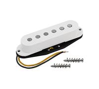 1PC Flat Top Vintage Alnico 5 Single Coil Pickup White For ST Electric Guitar,Neck/Middle/Bridge Pickup For Option Electric guitar pickup (Color : 1pcs bridge)