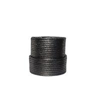 1pc Flexible Graphite Braided Packing for Pumps and Valves - 10x10mm & 8x8mm, 2m Length(10mmx2m)