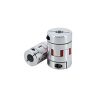 1pc Flexible Jaw Spider Plum Coupling Shaft Coupler D40 L55mm 8mm 12mm 14mm 19mm with a Keyway 5mm at one end for 3D Printer(19-14(5mm Keyway))