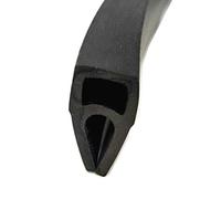 1pc Flexible Neoprene Rubber Edge Trim - U Channel Protector for Cars, Boats, and Machinery | 1/5/10m Lengths(13x25mmx5m/196in)