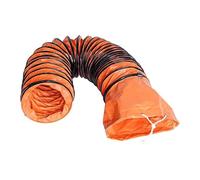 1pc Flexible PVC Duct Hose for 8-36 Inch Ducting with Adjustable Rope for Utility Blower Exhaust Fan(L5mxID400mm)