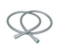 1pc Flexible Silicone Showerhead Hose 1.5M .75M Long Explosion Proof Shower Hose Plumbing Pipe Bathroom Accessories(Silver,175cm)