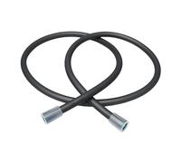 1pc Flexible Silicone Showerhead Hose 1.5M .75M Long Explosion Proof Shower Hose Plumbing Pipe Bathroom Accessories(Metal gun,150cm)