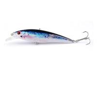 1pc Floating Minnow Fishing Lures 11cm 11.5g Trolling Twitch Wobbler Artificial Hard Bait Seawater Trout Jerkbait Swimbait Equipment(15)