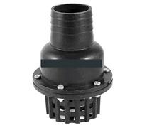 1Pc Fluid Machine White 1" 4" Black 1-1/2" 2" 2-1/2" 3" 25/38/51/64/75/100mm External Dia Water Jet Pump PVC Foot Bottom Valve(4inch 100mm White)