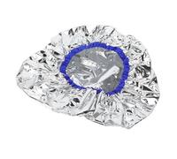 1Pc Foil Hair Dyeing Cap Creative Heat Insulation Salon Hat Practical Hair Treatment Washable Thermal Bonnet for Deep Conditioning Care