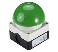 1pc Foot Clapper Switch Spring Self-resetting/self-Locking Pull-up Reset Circular Mushroom Head Emergency Stop Button(Self Reset Green,1 PCS-1NO-1NC)