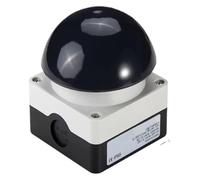 1pc Foot Clapper Switch Spring Self-resetting/self-Locking Pull-up Reset Circular Mushroom Head Emergency Stop Button(Self Reset Black,1 PCS-2NC)