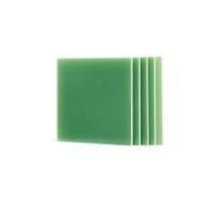 1pc FR4 Fiberglass Epoxy Board, Light Green, 0.5/1/1.5/2/3/4/5mm Thick, 100x100 to 500x300mm Sizes - High Insulation, Heat/Moisture Resistant for Electrical Projects(0.5mm,150x150mm)